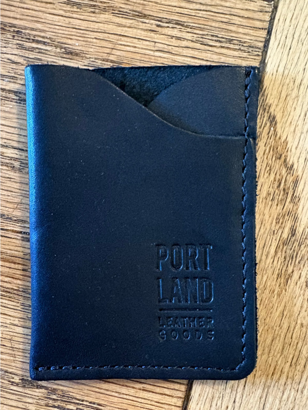 Portland leather card wallet